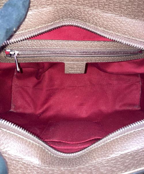 GUCCI（グッチ）GUCCI (グッチ) スクエアトートバッグ ブラウンの古着・服飾アイテム