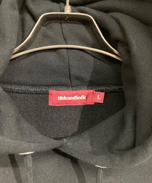 HIDE AND SEEK（ハイドアンドシーク）HIDE AND SEEK (ハイドアンドシーク) BOUNTY HUNTER (バウンティハンター) Hooded Sweat Shirt ブラック サイズ:Lの古着・服飾アイテム