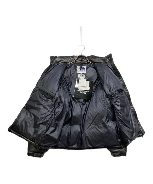eYe COMME des GARCONS JUNYAWATANABE MAN（アイ コム デ ギャルソン ジュンヤ ワタナベ マン）eYe COMME des GARCONS JUNYAWATANABE MAN THE NORTH FACE (ザ ノース フェイス) シンセティックレザー ヌプシ ダウンジャケット ブラック サイズ:Sの古着・服飾アイテム