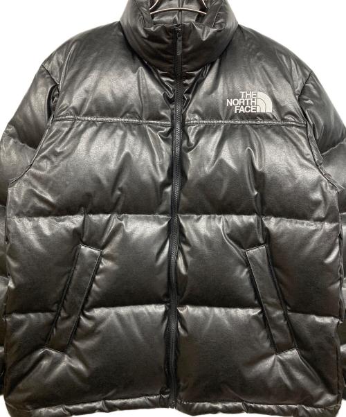 eYe COMME des GARCONS JUNYAWATANABE MAN（アイ コム デ ギャルソン ジュンヤ ワタナベ マン）eYe COMME des GARCONS JUNYAWATANABE MAN THE NORTH FACE (ザ ノース フェイス) シンセティックレザー ヌプシ ダウンジャケット ブラック サイズ:Sの古着・服飾アイテム