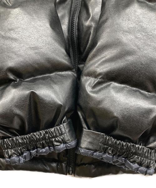 eYe COMME des GARCONS JUNYAWATANABE MAN（アイ コム デ ギャルソン ジュンヤ ワタナベ マン）eYe COMME des GARCONS JUNYAWATANABE MAN THE NORTH FACE (ザ ノース フェイス) シンセティックレザー ヌプシ ダウンジャケット ブラック サイズ:Sの古着・服飾アイテム