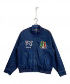 PAGELOパジェロ）の古着「デニム中綿ジャケット」｜インディゴ