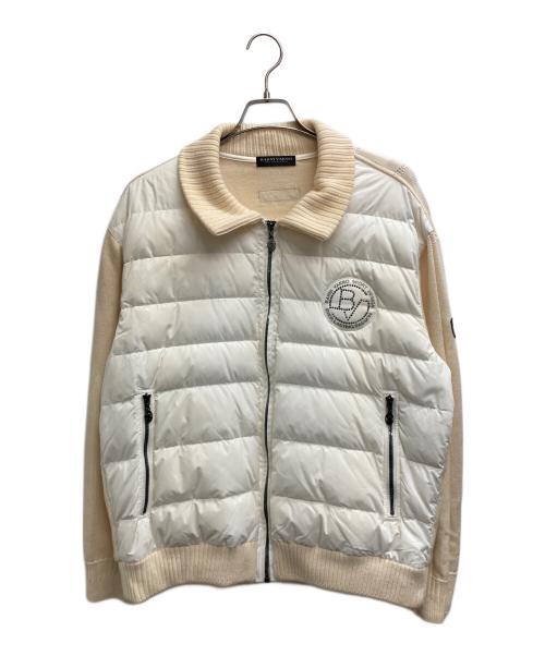 BARNI VARNO（バーニヴァーノ）BARNI VARNO (バーニヴァーノ) ダウンジャケット アイボリー サイズ:LLの古着・服飾アイテム