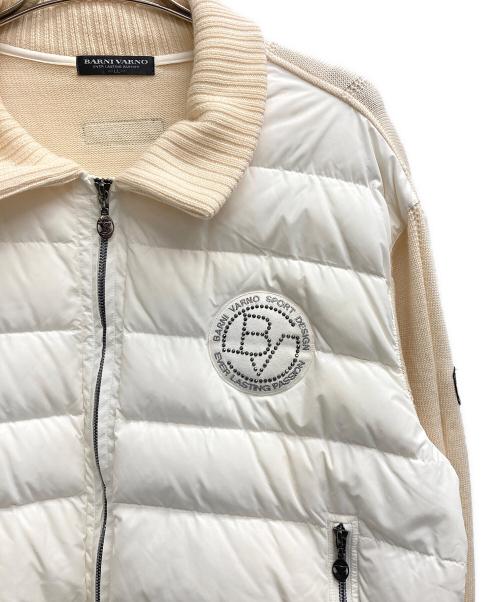 BARNI VARNO（バーニヴァーノ）BARNI VARNO (バーニヴァーノ) ダウンジャケット アイボリー サイズ:LLの古着・服飾アイテム