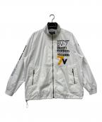 BARNI VARNOバーニヴァーノ）の古着「ロゴワッペンジャケット」｜ホワイト