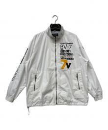 BARNI VARNO（バーニヴァーノ）の古着「ロゴワッペンジャケット」｜ホワイト