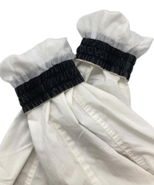 BARNI VARNO（バーニヴァーノ）BARNI VARNO (バーニヴァーノ) ロゴワッペンジャケット ホワイト サイズ:LLの古着・服飾アイテム