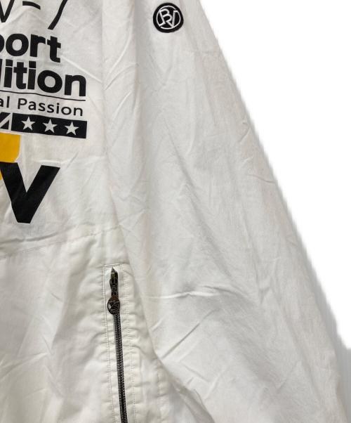 BARNI VARNO（バーニヴァーノ）BARNI VARNO (バーニヴァーノ) ロゴワッペンジャケット ホワイト サイズ:LLの古着・服飾アイテム