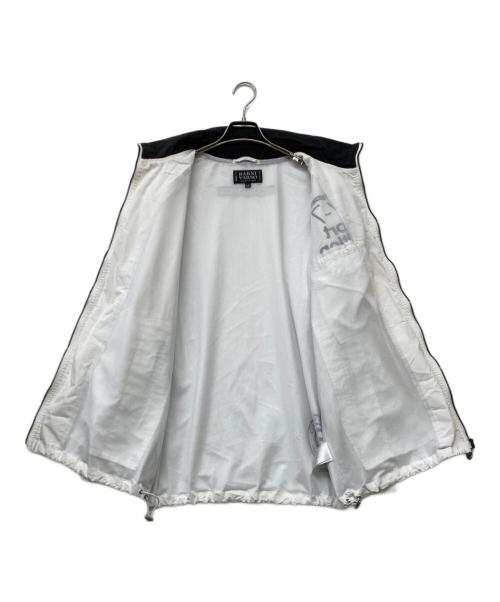 BARNI VARNO（バーニヴァーノ）BARNI VARNO (バーニヴァーノ) ロゴワッペンジャケット ホワイト サイズ:LLの古着・服飾アイテム