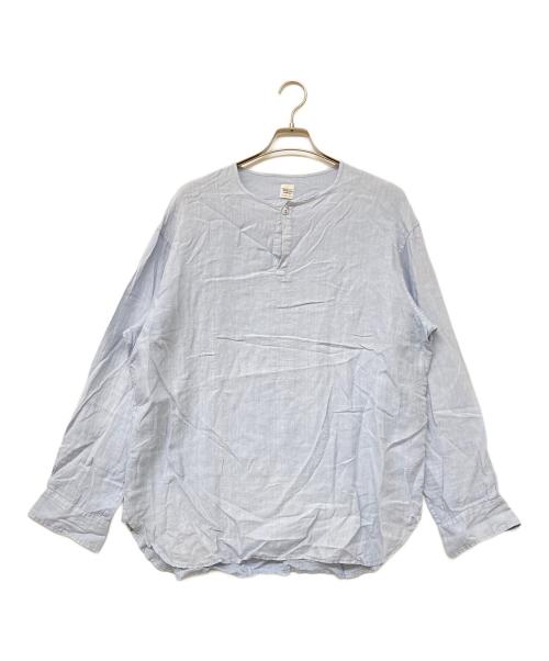 Ron Herman（ロンハーマン）Ron Herman (ロンハーマン) リネンプルオーバーシャツ ブルー サイズ:SIZE Mの古着・服飾アイテム