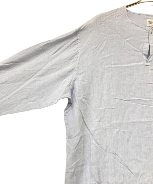 Ron Herman（ロンハーマン）Ron Herman (ロンハーマン) リネンプルオーバーシャツ ブルー サイズ:SIZE Mの古着・服飾アイテム
