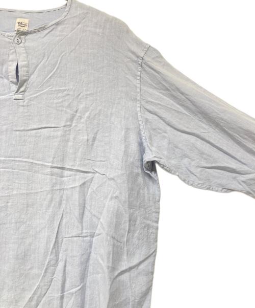 Ron Herman（ロンハーマン）Ron Herman (ロンハーマン) リネンプルオーバーシャツ ブルー サイズ:SIZE Mの古着・服飾アイテム