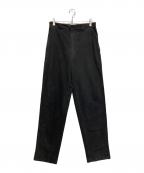 ISSEY MIYAKEイッセイミヤケ）の古着「コットンパンツ」｜ブラック