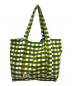 SZ Blockprintsエスゼットブロックプリント）の古着「トートバッグ」｜グリーン×ホワイト