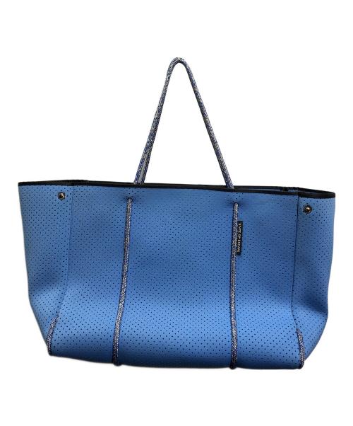 STATE OF ESCAPE（ステイトオブエスケープ）STATE OF ESCAPE (ステイトオブエスケープ) ポーチ付きトートバッグ ブルーの古着・服飾アイテム