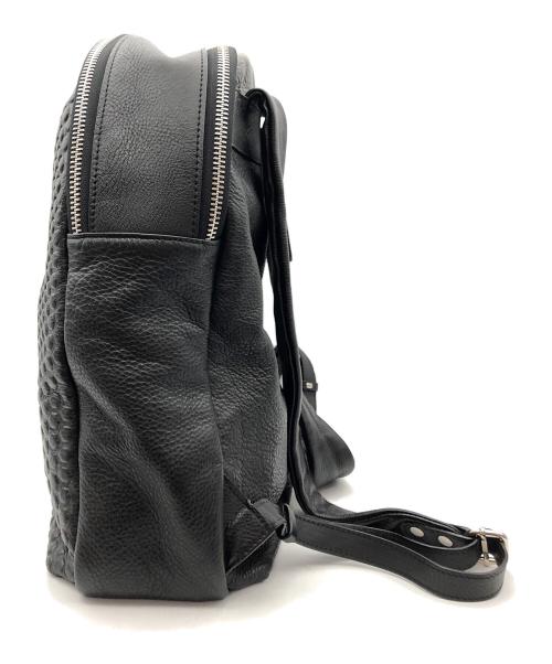 IO PELLE（イオペレ）IO PELLE (イオペレ) レザーリュックサック ブラックの古着・服飾アイテム