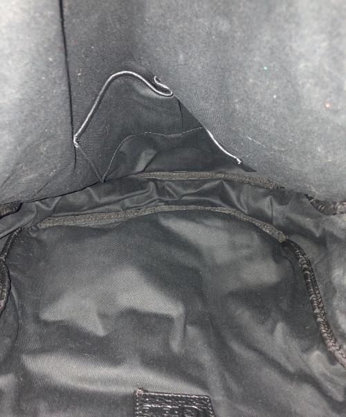 IO PELLE（イオペレ）IO PELLE (イオペレ) レザーリュックサック ブラックの古着・服飾アイテム