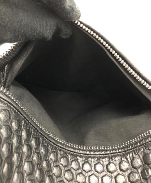 IO PELLE（イオペレ）IO PELLE (イオペレ) レザーリュックサック ブラックの古着・服飾アイテム