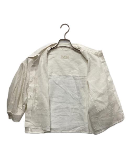 IENA（イエナ）IENA (イエナ) リネンミックスクロップドシャツ ホワイト サイズ:不明の古着・服飾アイテム