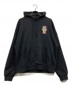 Hysteric Glamour×genzaiヒステリックグラマー×ゲンザイ）の古着「Pink Panther Womanhoodie」｜ブラック