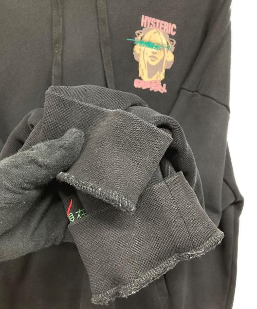 Hysteric Glamour（ヒステリックグラマー）Hysteric Glamour (ヒステリックグラマー) genzai (ゲンザイ) Pink Panther Womanhoodie ブラック サイズ:XLの古着・服飾アイテム