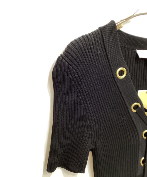 MICHAEL KORS（マイケルコース）MICHAEL KORS (マイケルコース) ニットワンピース ブラック サイズ:XS 未使用品の古着・服飾アイテム