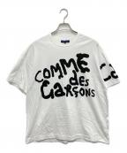 COMME des GARCONSコムデギャルソン）の古着「青山店限定メッセージTシャツ」｜ホワイト