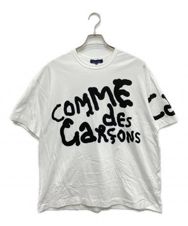 新品未使用品　COMME des GARCONS メッセージTシャツ 白　S 中古・古着通販】COMME des GARCONS (コムデギャルソン) 青山店限定
