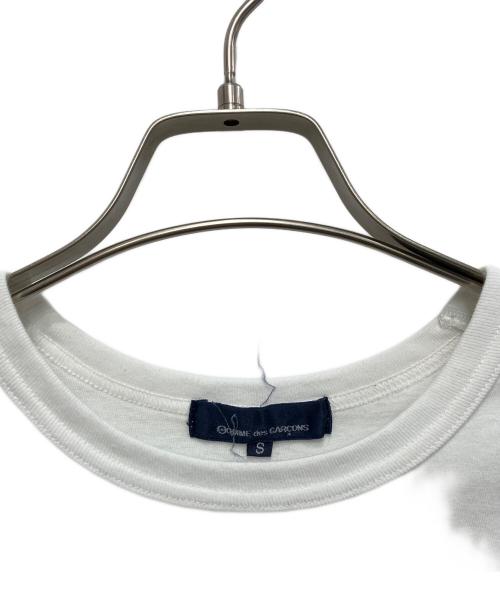 COMME des GARCONS（コムデギャルソン）COMME des GARCONS (コムデギャルソン) 青山店限定メッセージTシャツ ホワイト サイズ:Sの古着・服飾アイテム