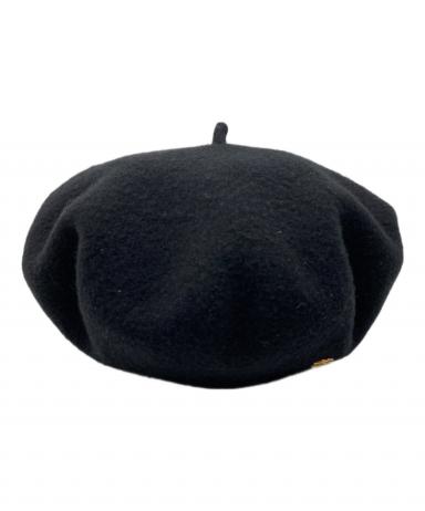 中古・古着通販】GUCCI (グッチ) GGマーモント ロゴベレー帽 ブラック