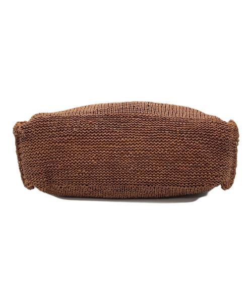 DRAGON（ドラゴン）DRAGON (ドラゴン) 編込みハンドバッグ ブラウンの古着・服飾アイテム