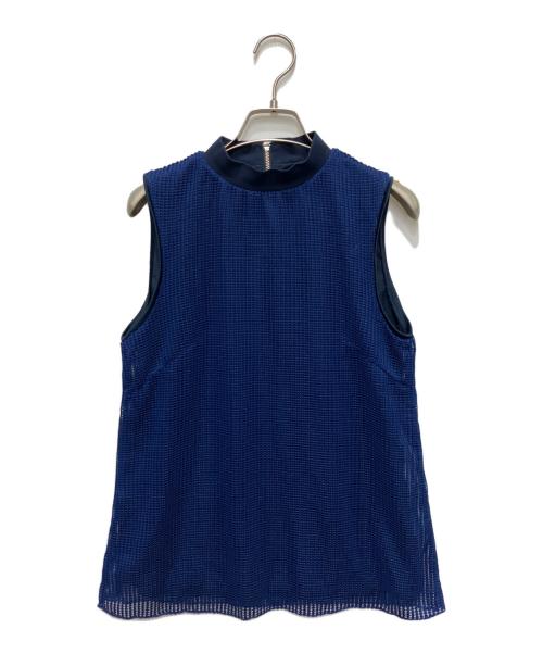 Paul Smith BLACK（ポールスミスブラック）Paul Smith BLACK (ポールスミスブラック) ノースリーブブラウス ネイビー サイズ:Mの古着・服飾アイテム