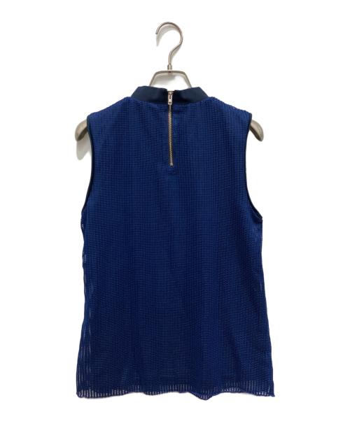 Paul Smith BLACK（ポールスミスブラック）Paul Smith BLACK (ポールスミスブラック) ノースリーブブラウス ネイビー サイズ:Mの古着・服飾アイテム