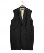 STUMBLYスタンブリ―）の古着「ロングジレ」｜ブラック