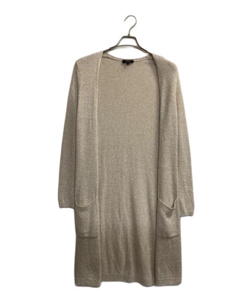 theory（セオリー）theory (セオリー) リネン混ロングカーディガン ベージュ サイズ:Ｍの古着・服飾アイテム
