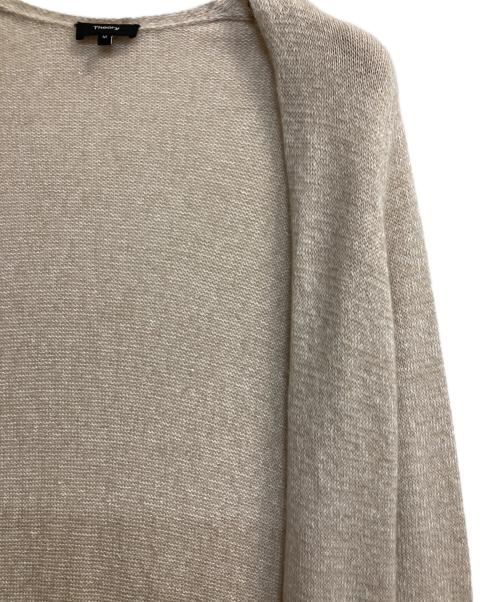 theory（セオリー）theory (セオリー) リネン混ロングカーディガン ベージュ サイズ:Ｍの古着・服飾アイテム