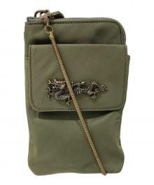 VIVIENNE TAM（ヴィヴィアンタム）の古着「ショルダーポーチ」｜カーキ