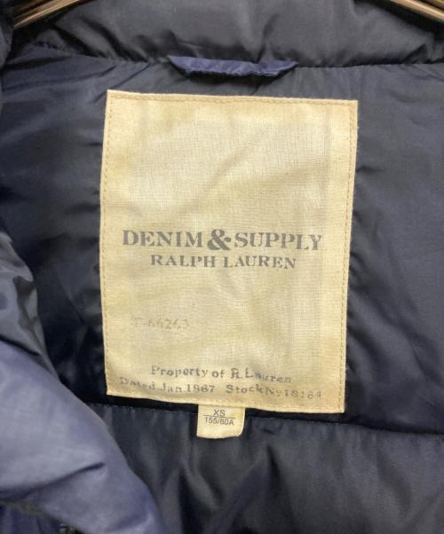 Denim & Supply Ralph Lauren（デニム＆サプライ ラルフローレン）DENIM & SUPPLY RALPH LAUREN (デニム＆サプライ ラルフローレン) ダウンジャケット ネイビー サイズ:XSの古着・服飾アイテム