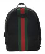 GUCCIグッチ）の古着「キャンバスデイパック」｜ブラック