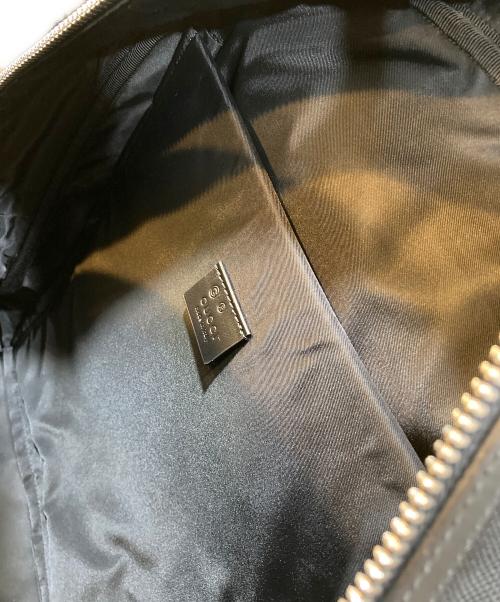 GUCCI（グッチ）GUCCI (グッチ) キャンバスデイパック ブラックの古着・服飾アイテム