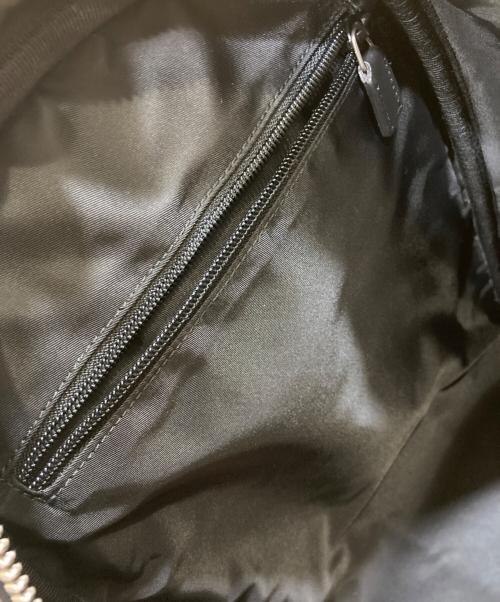 GUCCI（グッチ）GUCCI (グッチ) キャンバスデイパック ブラックの古着・服飾アイテム