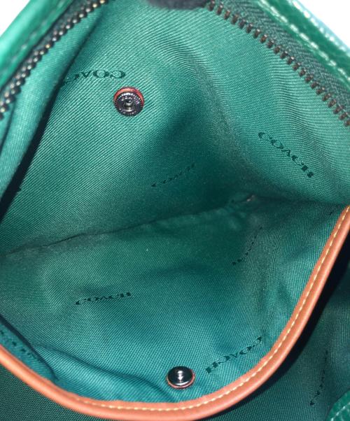 COACH（コーチ）COACH (コーチ) ケリー レザークロスボディバッグ グリーンの古着・服飾アイテム