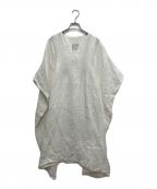 DOSAドーサ）の古着「ハンドメイドブラウスワンピース」｜ホワイト