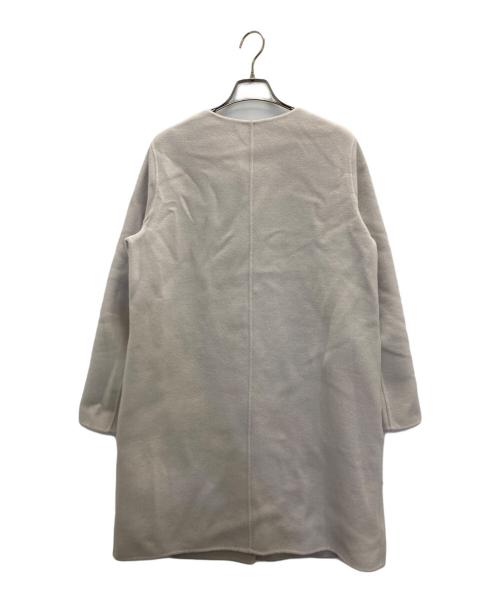 theory luxe（セオリーリュクス）theory luxe (セオリーリュクス) ノーカラーコート ピンク サイズ:40の古着・服飾アイテム