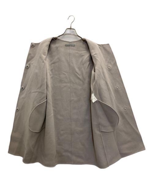 theory luxe（セオリーリュクス）theory luxe (セオリーリュクス) ノーカラーコート ピンク サイズ:40の古着・服飾アイテム
