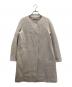 theory luxe（セオリーリュクス）の古着「ノーカラーコート」｜ピンク