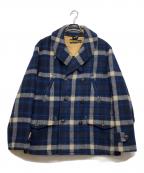 Rugby Ralph Laurenラグビーラルフローレン）の古着「チェックPコート」｜ブルー
