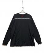 SUPREMEシュプリーム）の古着「Intarsia Stripe L/S Top」｜ブラック