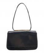 GUCCIグッチ）の古着「エナメルハンドバッグ」｜ブラック