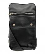 PORTERポーター）の古着「SLING SHOULDER BAG」｜ブラック